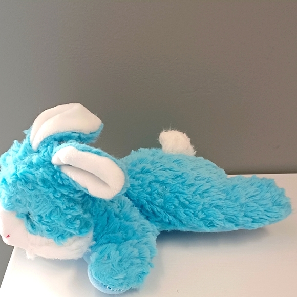 ✓Fuzzy Friends Easter stuffed animal bunny rabbit pink and blue lot of two plush - Picture 5 of 17